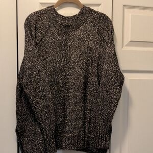 LOFT Marbled Crewneck Sweater
